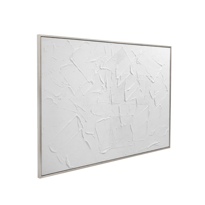 Gray Wood Framed Canvas Wall Art Wood Frame