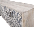 Cream Mango Wood Storage Dining Server Bone Resin