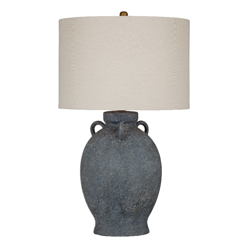 Canongate Ceramic Urn Table Lamp Gray Oatmeal