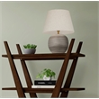 Earthy Gray Ceramic Boho Table Lamp Modern style