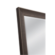 Bassett Mirror Ren Traditional Dark Bronze Framed Glass Floor Mirror