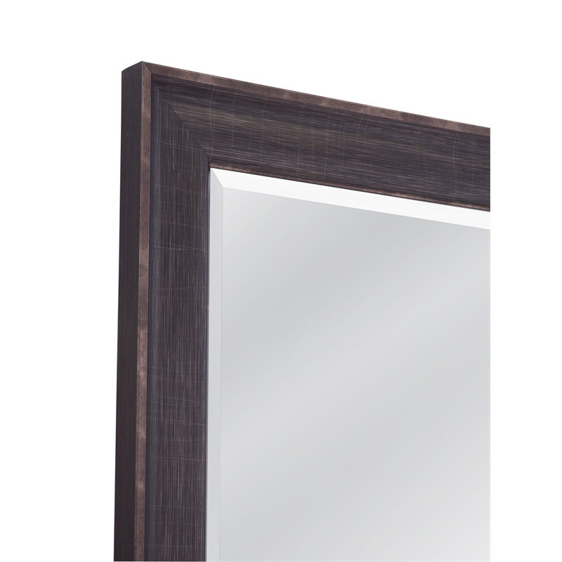 Bassett Mirror Traditional Jameson Brown Floor Mirror for Home Decor