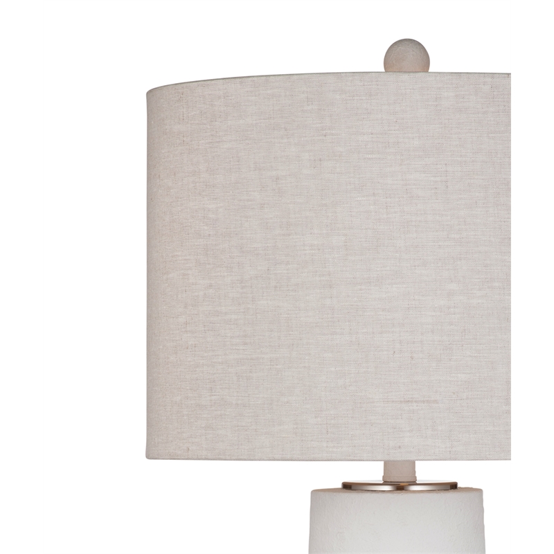 Bassett Mirror Selser Gold Metal Table Lamp with Fabric Shade