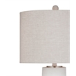 Bassett Mirror Selser Gold Metal Table Lamp with Fabric Shade