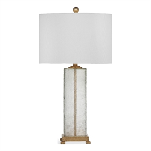 Bassett Mirror Maroa Metal Table Lamp in Gold