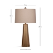 Bassett Mirror Marsham Metal Table Lamp in Gold