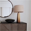 Bassett Mirror Marsham Metal Table Lamp in Gold