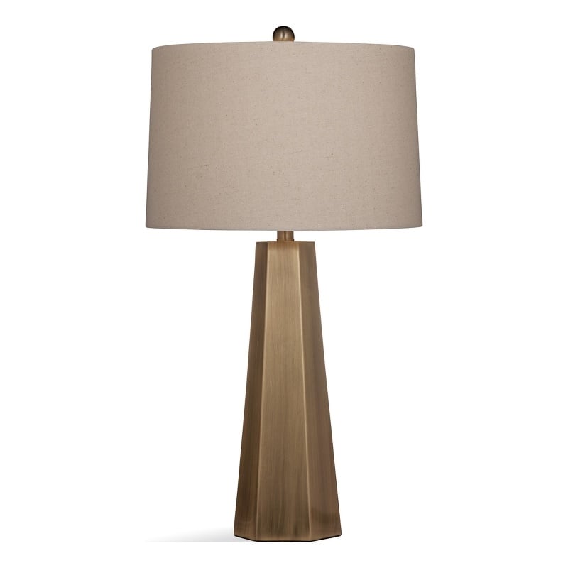 Bassett Mirror Marsham Metal Table Lamp in Gold