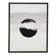 Bassett Mirror Modern Black Framed Canvas Wall Art for Home Decor