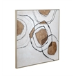 Bassett Mirror Rhetoric Multi-Color Framed Canvas Wall Art for Home