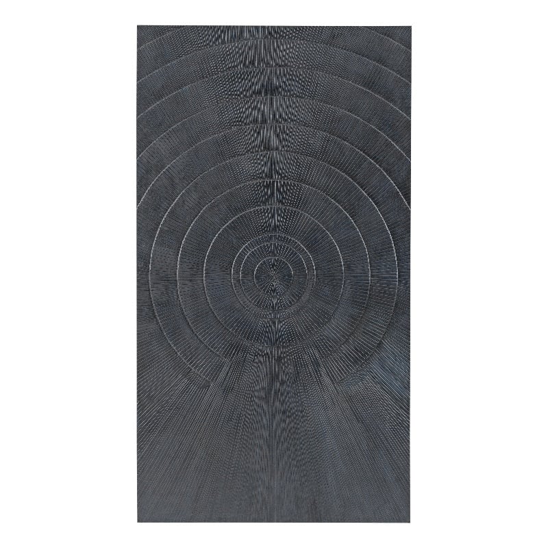 Bassett Mirror Nessus Black Framed Canvas Wall Art for Home Decor