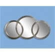 Libra 3 Ring Silver Leaf Modern Wall Mirror with metal frame