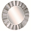 Clear Glass Sunburst Wall Mirror Beveled Modern Decor