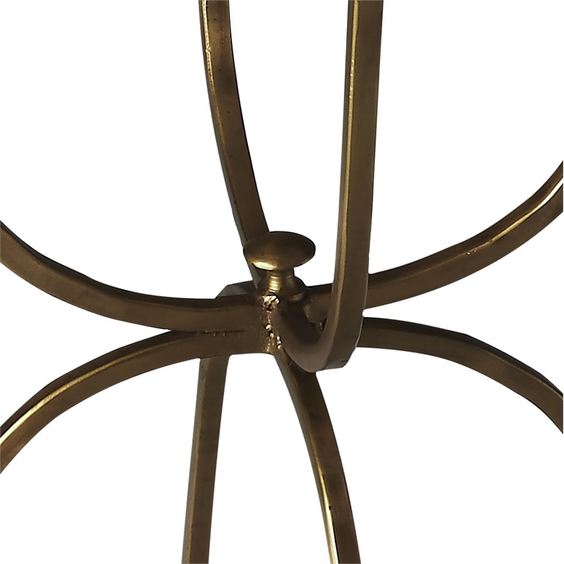 Butler Specialty Metalworks Round End Table In Multi-Color