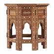 Butler Specialty Bone Inlay End Table In Wood And Bone Inlay