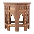 Butler Specialty Bone Inlay End Table In Wood And Bone Inlay