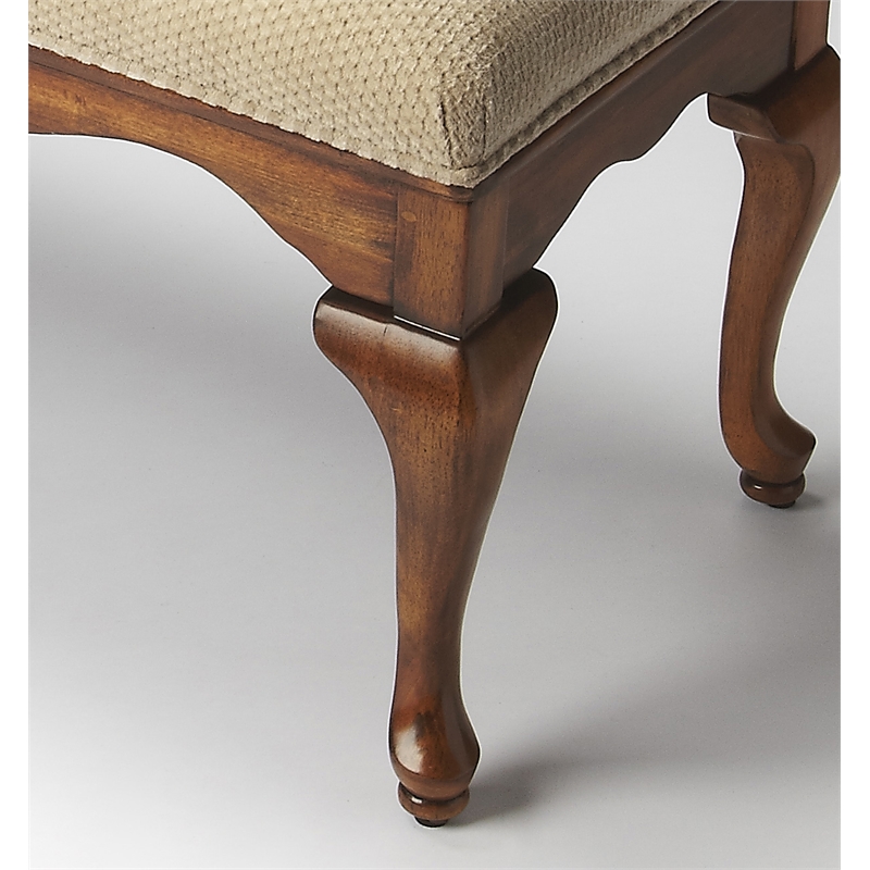 Butler Specialty Masterpiece Grace Bench In Olive Ash Burl
