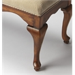 Butler Specialty Masterpiece Grace Bench In Olive Ash Burl