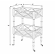 Butler Specialty Company Masterpiece Foster Bar Cart in Black Licorice