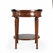 Butler Specialty Company End Table Nightstand Bedside Round in Wood - Brown