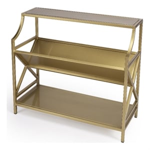 Butler Specialty Industrial Chic 3 Shelf Keats Librarie Bookcase