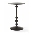 Butler Specialty Metalworks Zora Pedestal End Table In Black Iron