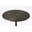 Butler Specialty Metalworks Zora Pedestal End Table In Black Iron