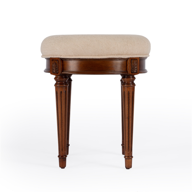 Butler Specialty Masterpiece Vanity Bench In Medium Brown