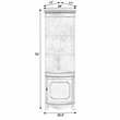 Butler Specialty Company Dowling Corner Cabinet - Olive Ash/Medium Brown