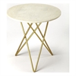 Butler Specialty Quantum White Marble Bunching Table