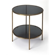 Butler Specialty Roxanne Iron And Glass End Table