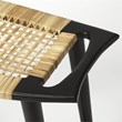 Butler Specialty Foot Stool In Black And Natural