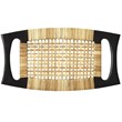 Butler Specialty Foot Stool In Black And Natural