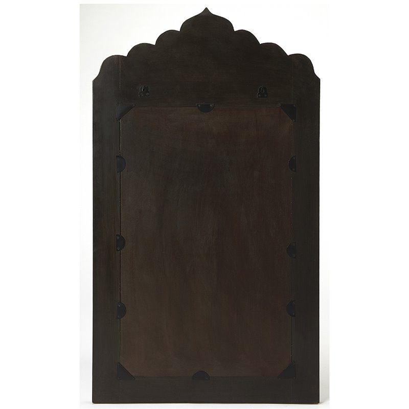 Butler Specialty Decorative Mirror In Brown And White Bone Inlay