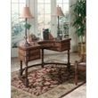 Butler Specialty Company Geneva Wood And Leather Demilune Executive Desk - Brown