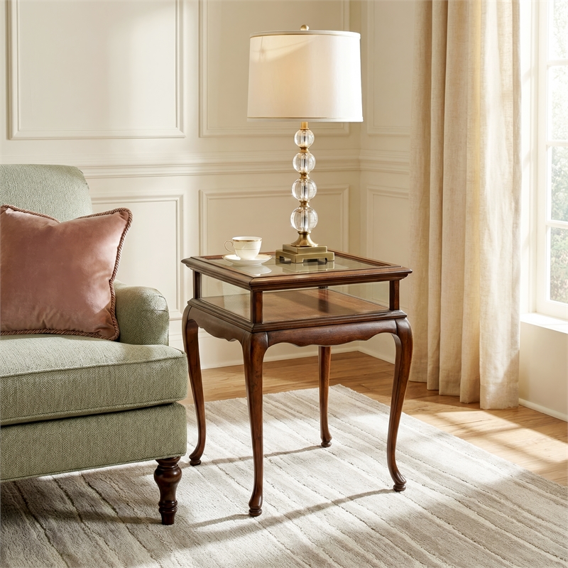 Butler Specialty Traditional Curio Table In Cherry