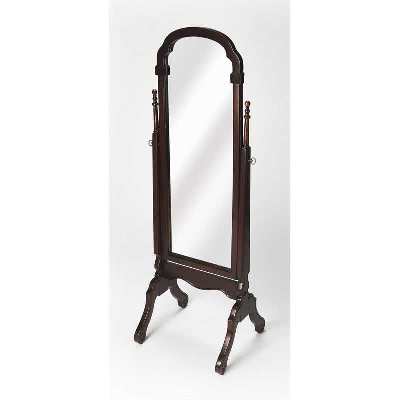 Butler Specialty Traditional Cheval Mirror In Plantation Cherry