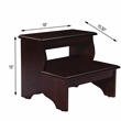 Butler Specialty Company Melrose Wood Step Stool - Cherry Brown