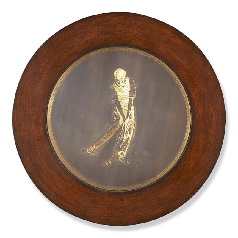 Butler Specialty Transitional Round Accent Table In Heritage