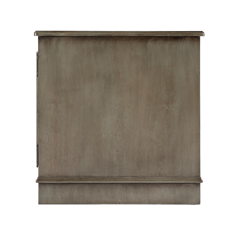 Butler Specialty Company Harling Cabinet End Table - Silver Satin Gray