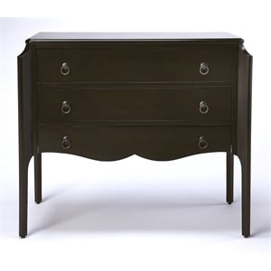 Butler Specialty Wilshire 3-Drawers Accent Chest in Dark Brown