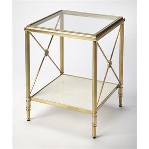 Butler Specialty Taren End Table In Gold