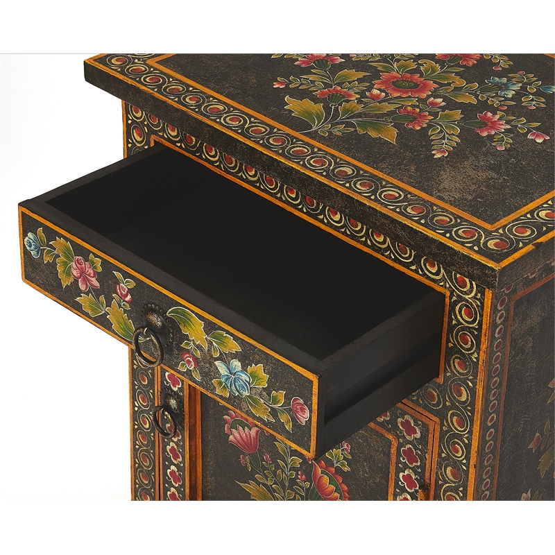 Butler Specialty Bihar Hand Painted Chest In Brown