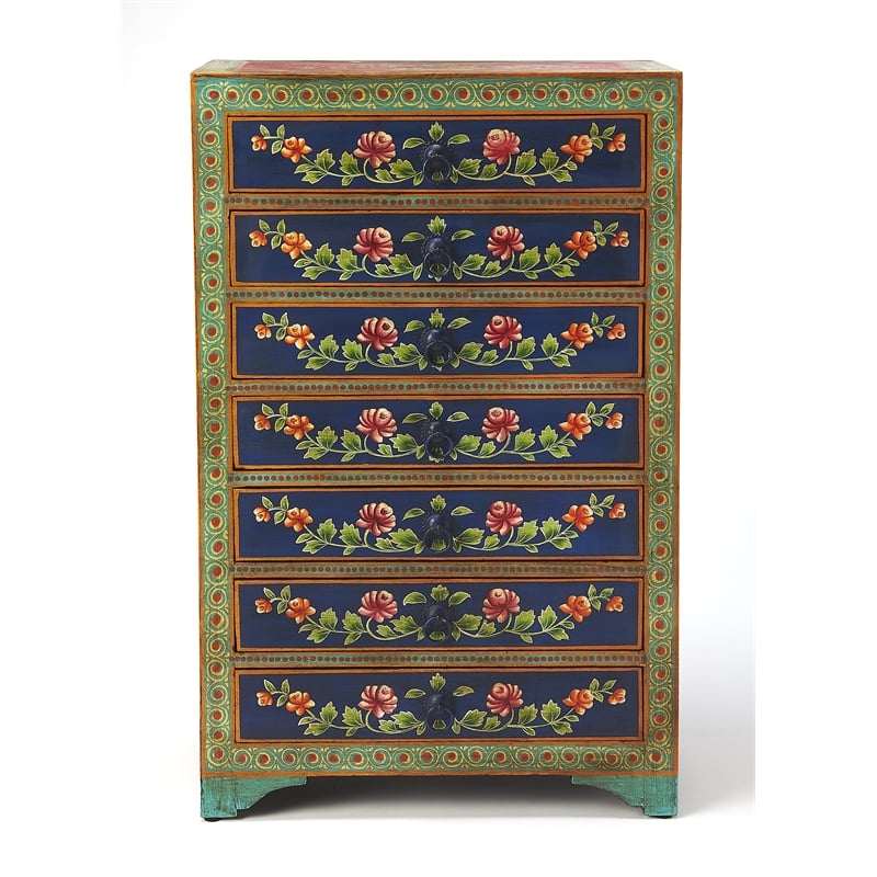 Butler Specialty Zara Hand Painted Chest In Brown