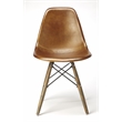 Butler Specialty Orson Leather Side Chair In Brown