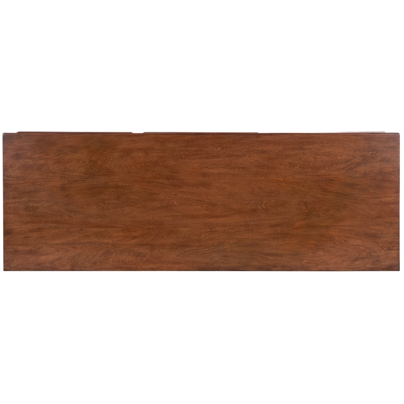 Butler Specialty Shelly Leather and Capiz Shell Inlay Sideboard in Brown