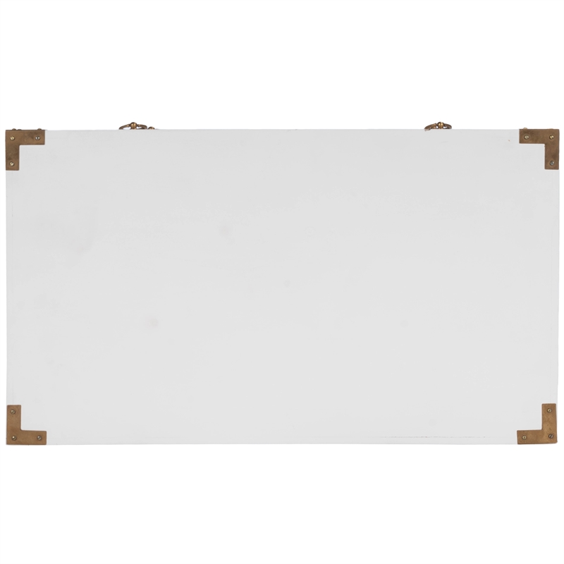 Butler Specialty Company Forster Wood Campaign Chest - Glossy White