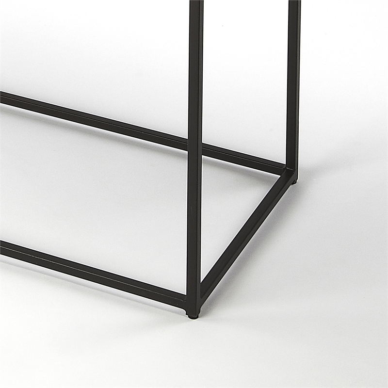 Butler Specialty Phinney Marble And Metal Console Table In Brown