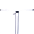 Butler Specialty Sash Metal & Marble Chrome End Table In Silver
