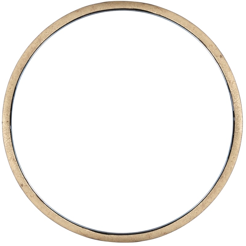 Butler Specialty Faruh Metal & Mirror End Table In Gold And Silver